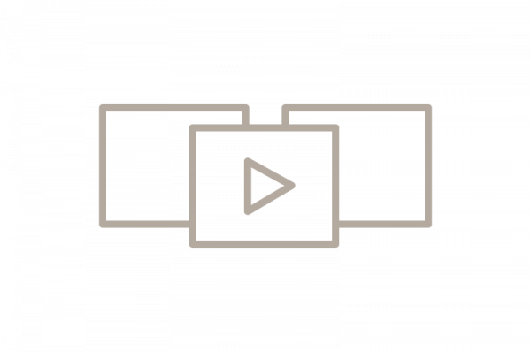 Ikons, die Videos zeigen