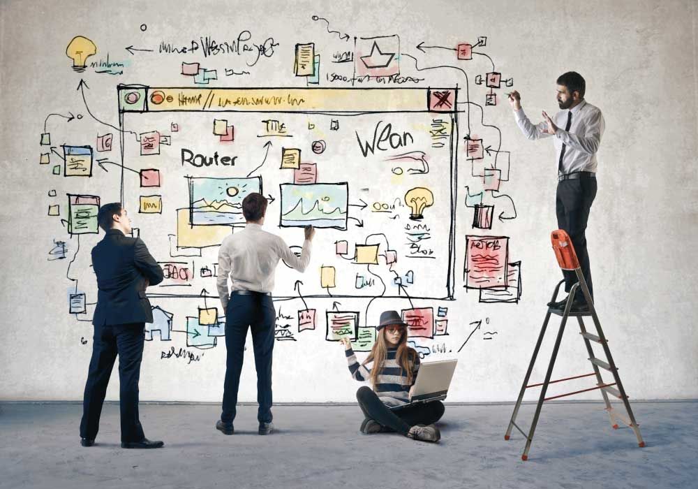 Symbolbild Ideenfindung und Brainstorming