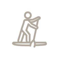 Icon stand up paddling