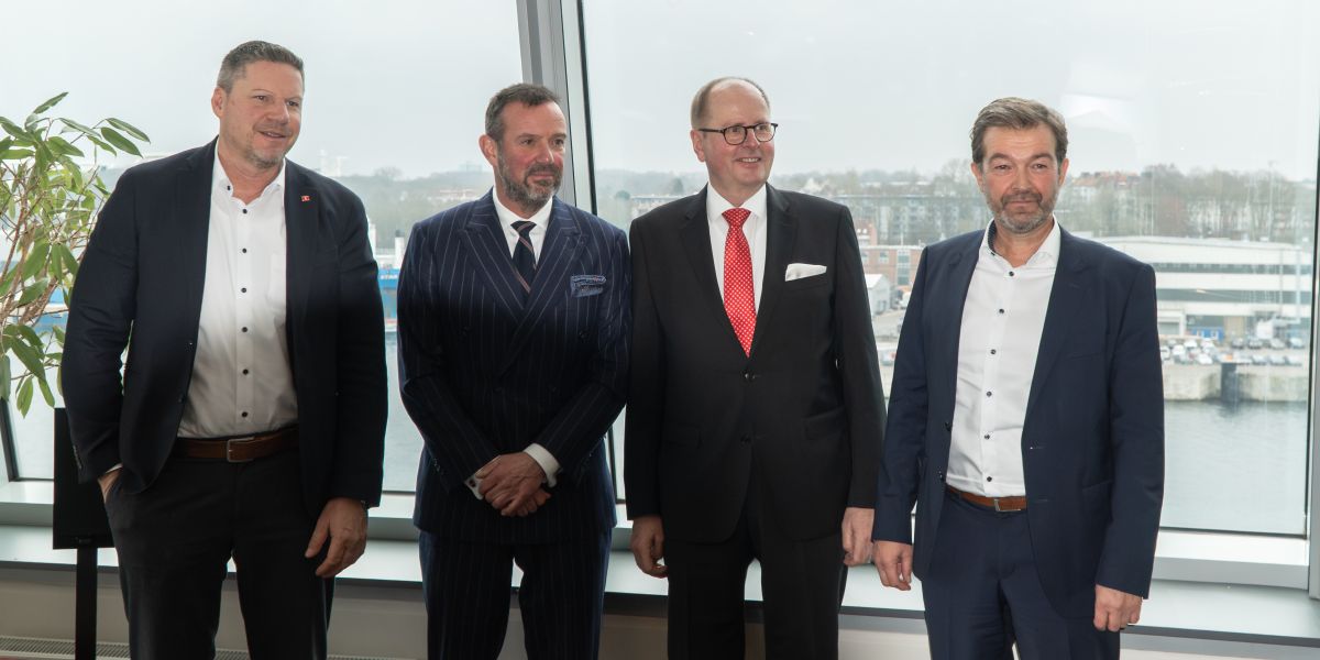 von links: Mikko Jülich, Dr. Dirk Claus, Jörn Grage, Dirk Hundertmark