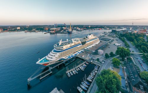 Luftaufnahme vom Ostseekai