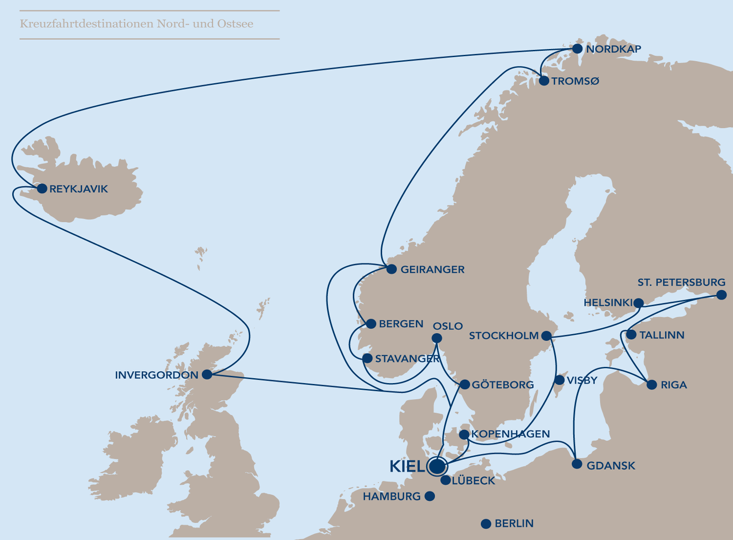 copenhagen airport to cruise terminal distance