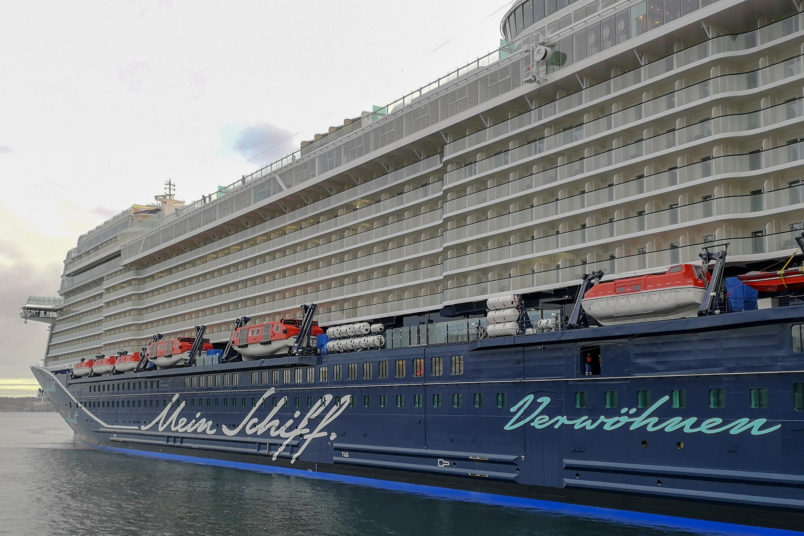 Mein Schiff 2 Delivery At The Ostseekai Port Of Kiel
