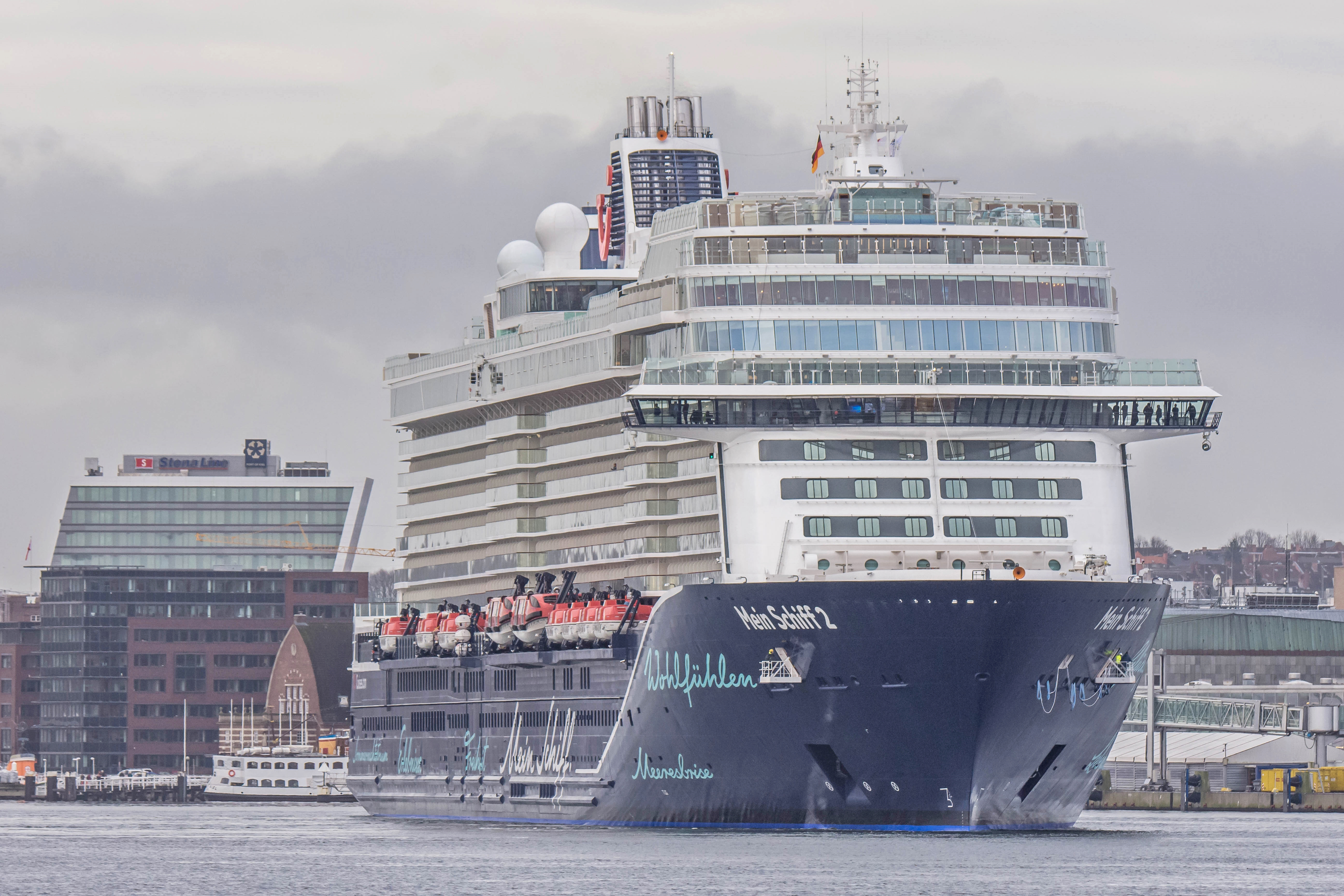 Mein Schiff 2 Delivery At The Ostseekai Port Of Kiel